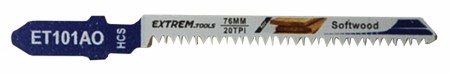 EXTREM TOOLS STIKKSAGBLAD 76mm TRE  5pk