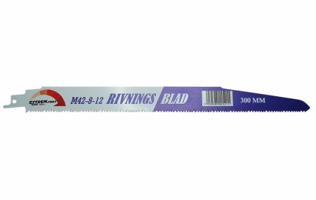 EXTREM TOOLS RIVNINGSBLADER M42-8-12 300MM. 5Pk