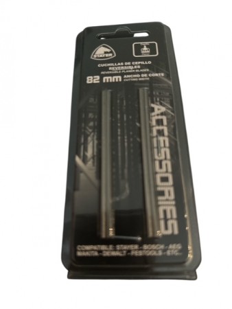 STAYER VENDBARE HØVELBLADER 82MM.