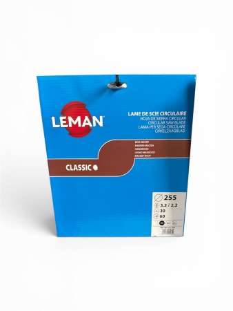 LEMAN SAGBLAD 255-60, senterhull 30 Hardt tre