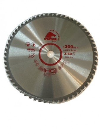 STAYER SAGBLAD 300-60, Senterhull 25,4, METALL