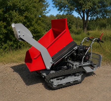 YDCM630S-MINI DUMPER MED HYDRAULISK TIPP OG SKUFFE