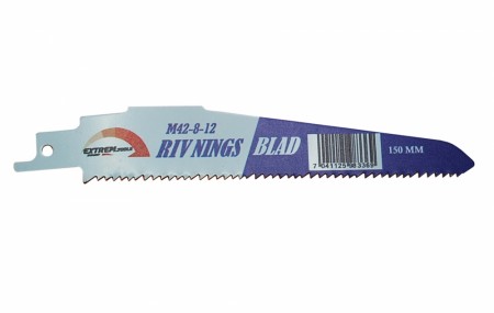 EXTREM TOOLS RIVNINGSBLADER M42-8-12 150MM 25Pk
