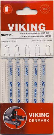 VIKING STIKKSAGBLADER 5PK. 4-30mm TRE/PLAST 