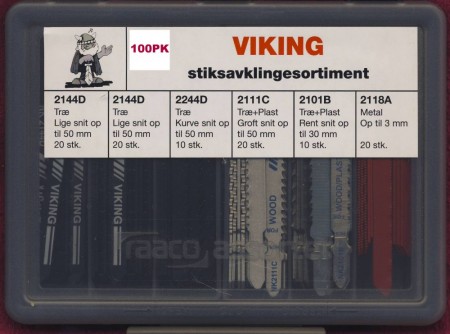 VIKING STIKKSAGBLADER 100PK MIX