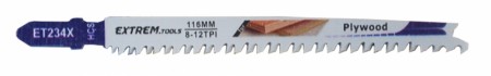 EXTREM TOOLS STIKKSAGBLAD 116mm KRYSSFINER 5pk.